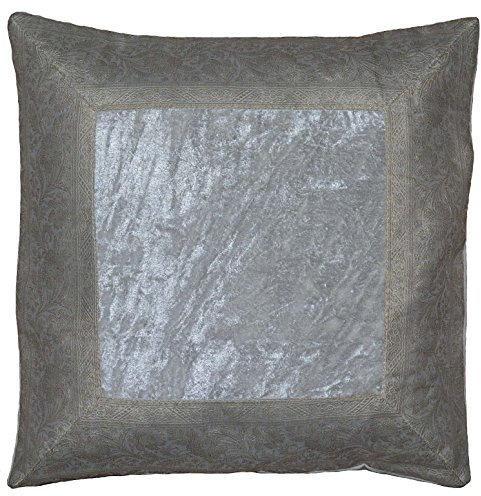 Deko-Kissenbezüge Kissenhülle Samt Brokat Asiatisch Indisch Orientalisch Bezug Kissen Weiß 40x40 cm