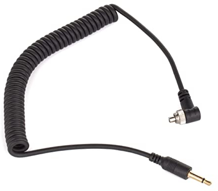 vhbw Blitz PC Sync Kabel Blitzkabel Synchronkabel auf 3.5mm kompatibel mit Pixel TF-321, TF-322 Studioblitz, externen Blitz