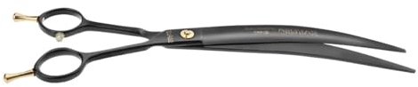 EHASO Revolution Black Schere Titanium 25cm gebogen