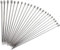 NC Lot de 11 paires d'aiguilles à tricoter en acier inoxydable de 36 cm comprenant 2,0 mm 2,5 mm 3,0 mm 3,5 mm 4,0 mm 4,5 mm 5,0 mm 5,5 mm 6,0 mm 7,0 mm 8,0 mm