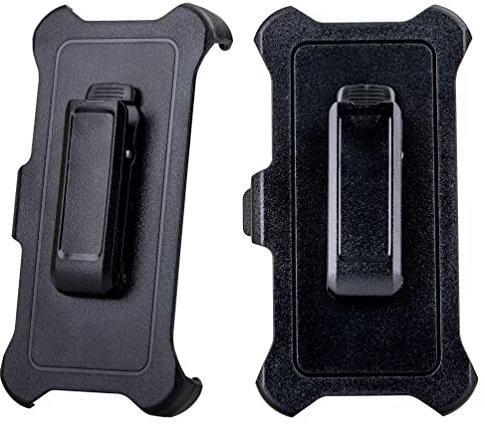 WallSkiN Turtle Series Replacement Belt Clip Holster “Compatible with OtterBox Defender Series Case” Hands-Free Kickstand for Apple iPhone 12 Mini (5.4) - 2 Pack