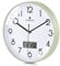 Lafocuse 30cm Reloj de Pared Calendario con Fecha y Termometro Digital LCD, Silencioso Moderno Verde Reloj Cocina Pared, Fácil de Leer sin Tictac para Salon Dormitorio Oficina