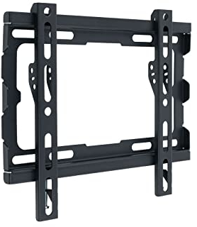 Tooq LP1043F-B - Soporte de Pared para Monitor/TV/LED de 23 a 43, Distancia a la Pared 20 mm, Color Negro