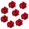 Operitacx 8 StüCk Rote Rosen Haarspangen FüR Frauen, Haarblume Phaarschmuck Blumen FüR Hochzeiten, Partys Und Besondere AnläSse, 10 X 10 X 7 Cm