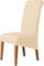 iEventStar Elegante Stuhlhussen XL Stretch Stuhlhussen für große Esszimmerstühle Spandex Universal-Stuhlbezug Schonbezüge für Stuhl Esszimmer Hotel Bankett (4, Beige)