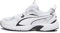 PUMA Milenio Tech, Scarpe da Ginnastica Unisex-Adulto, White Black Silver, 37 EU