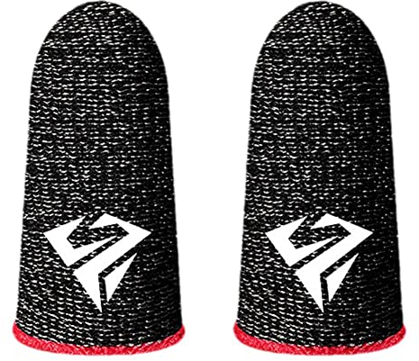 1 Paia Gaming Finger Sleeve Traspirante Polpastrelli A Prova di Sudore Slip Copertura Pollice Per Mobile Impronte Digitali G6N7 Guanti Gioco