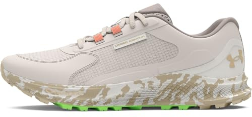Under Armour Charged Bandit Trail 3 Damen-Sneaker, (102) Gray Matter/White Clay/Aero Orange, 38.5 EU