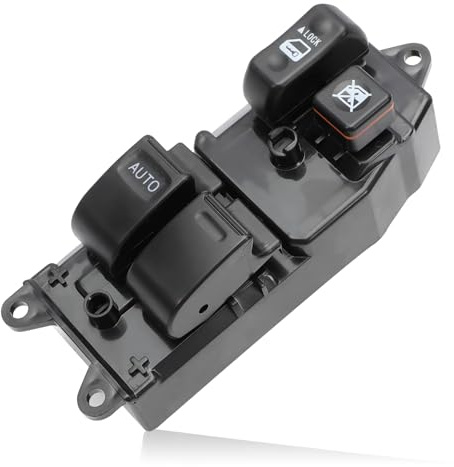 Konuooer Interruptor de ventana Botón para T-oyota Yaris Elevalunas Botón con conector 8 PIN Lado Guía Izquierda para Hilux Hiace Land Cruiser 84820-10100