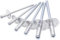 30/50pcs aluminium grande tête de bride rivets aveugles tirer décoration pop clou aluminium rivet-4x8x12mm-50Pcs