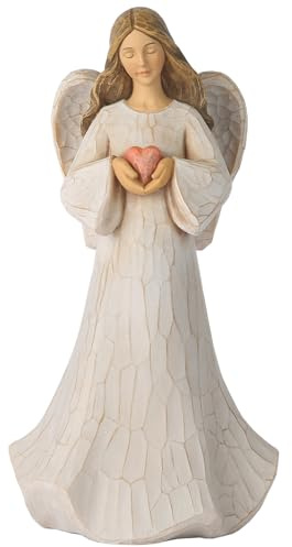 Grace4Joy Guardian Angel Figurines - Hand Painted Healing Angel Figure Home Table Decor, Guardian Angel Gifts for Women, Thanksgiving, Christmas or Valentine’s Day
