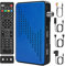 Récepteur Satellite DVB-S2 HD 521 FTA Digital Sat Récepteur TV Full HD HDMI SCART 2 x USB Lecteur multimédia 12 V