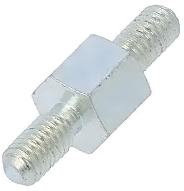 10X 424X05 Distanzmuffe mit Gewinde 5mm Außengew: M3 sechskant Stahl DREMEC