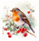Miquans Art Peinture Par Numéros Pour Adulte,Animal DIY Peinture Acrylique Pour Adultes Enfants Débutants Facile Sur Toile (40×40 cm) avec Peintures et Pinceaux,Oiseau