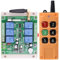 Telecomando radio DC a 6 canali, interruttore relè, radiocomandato, portata elevata, 200 m, DC, 12 V, 24 V, 36 V, 433 MHz, NO COM NC, telecomando radiocomandato (tipo normale)