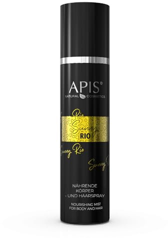 APIS SUNNY RIO Körper- und Haarspray 150 ml mit Jasmin, Mandel, Kokos, Hyaluronsäure und D-Panthenol – Feuchtigkeit, Pflege und tropischer Sommerduft