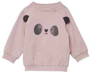 s.Oliver Kuscheliges Sweatshirt mit Panda-Artwork und applizierten Ohren