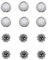 6pcs Sh50/52 Teste Di Ricambio ， Compatibili For Philips ， Compatibile For Norelco ， 5000, S5370, S5660, S5590, S5290 ， Geste Delle Pale Elettriche Serie(12pcs)
