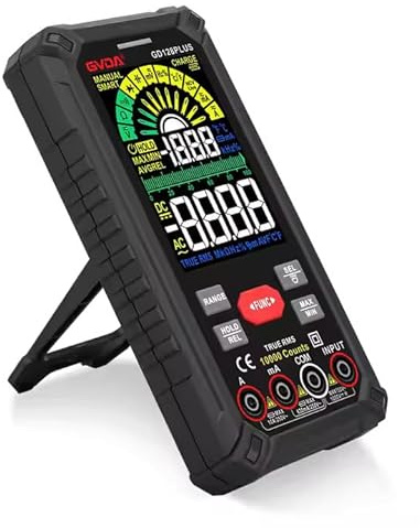GVDA GD128 Plus Digital Multimeter with Smart Measure and Color LCD Black Plus