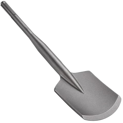 Clay Spade, 4-1/2 In. X 17 In. Steel Drill Shovel Bit for Rotary Hammer Electric Jackhammer Clay Spade For Breaker