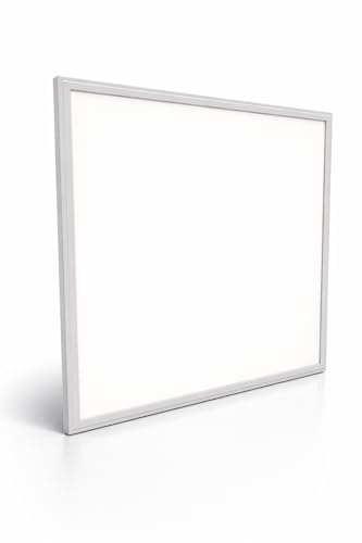LED Panel Light 48W 600x600 Recessed Ceiling Panel 6500K Cool White Ultra Slim Square Ceiling Light Tile for Office Shop Commercial Lighting (NO Accessories Included)