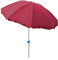Mojawo Parasol de plage - Parasol de plage - Parasol de jardin - Parasol pliable - Polyester - Rouge - Diamètre : 2 m - Protection UV
