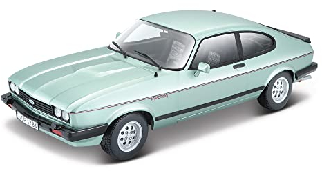 Bburago Ford Capri (1973): modello auto in scala 1:24 verde chiaro opaco