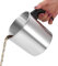 Weskjer Recipiente para derretir velas de 1,2 l, con mango resistente al calor, herramienta para hacer jabones de velas para la cocina en casa