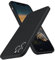 SURPHY Flat Silicone Case Compatible with iPhone 11 Pro Max Case, Liquid Silicone Slim Fit Case (Individual Protection for Each Len) for iPhone 11 Pro Max 6.5, Black