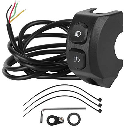 Interruttore Fari del Motociclo Interruttore Fendinebbia Sul Manubrio con Pulsante di Accensione Impermeabile Adatto per R1200GS / R1250GS / F750GS / F850GS