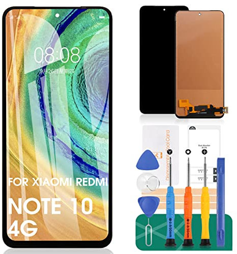 Pantalla de repuesto para Xiaomi Redmi Note 10 4G LCD para Redmi Note 10 4G LCD para Redmi Note 10 4G/Note 10s pantalla para Redmi Note 10 4G digitalizador táctil Sceen piezas de reparación de montaje