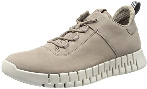 ECCO Men's Gruuv M Black Teardrop, Taupe, 8 UK