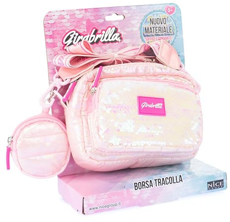Girabrilla Borsa Pochette Puffer Tasche Clutch, Pink