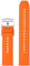 Stailer Uhrenarmband 22mm orange, aus hochwertigem Silikon, Ersatzarmband in 22 mm, Silikonarmband mit Edelstahl Metall Schließe für Herren und Damen