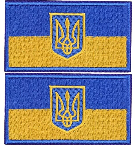 Ukrainisches Nationalemblem Zum Aufbügeln, Gestickte Patches Für Kleidung, Thermoklebende Aufkleber, Ukraine-flaggen-patch-abzeichen