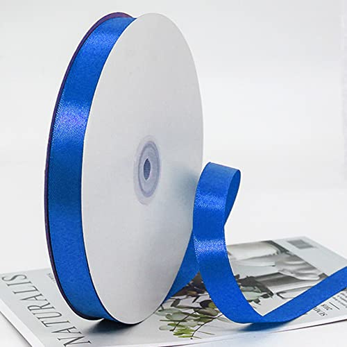 CC wonderland zone Satinband Blau(91m lang x 10mm breit) Dekoration Geschenkband,Schleifenband Dekoband Stoffband für Hochzeit