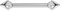 PIERCINGLINE Titan Barbell Nippelpiercing mit Gewinde PFEIL SPITZE + KRISTALL Silberfarben Piercing Stab Nippel Brust Intim Silberfarben