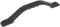 LOVIVER Maniglia per camper Maniglia per porte d'ingresso Barra di assistenza Rimorchio Impugnature comode Camper Camion Maniglia per porta Maniglione per, Nero 28,5 cm