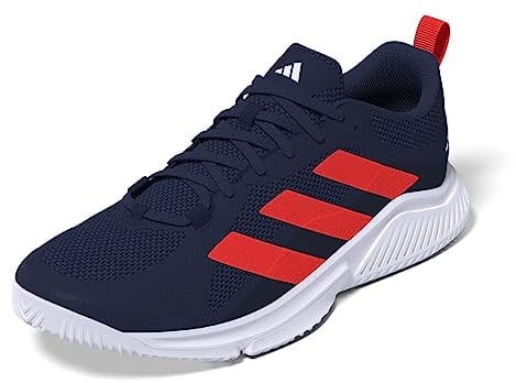 Adidas Herren Court Bounce 2.0 M Shoes-Low (Non Football), Team Navy Blue 2/Solar Red/FTWR White, 46 EU