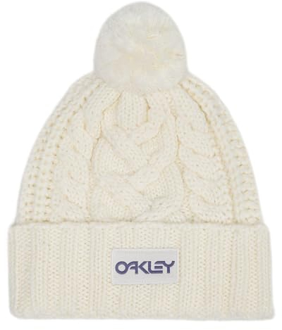 Oakley Damen Harper Pom Beanie-Mütze, Weiß (Arctic White), Einheitsgröße