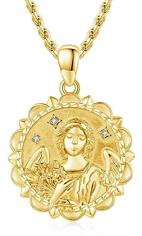 XIXLES S925 Sterling Silber St Raphael Halskette Erzengel Saint Raphael Amulett Anhänger Halskette Patron Saints Schutz Halsketten Schmuck Geschenke für Frauen