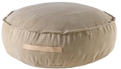 MEOWBABY Sitzsack Kinder – Bequemer und gemütlicher Kinder-Sitzsack mit Füllung, ideal für das Kinderzimmer | Sitzsäcke fürs Kinderzimmer, Slimcord, Sand