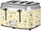 Russell Hobbs Emma Bridgewater Bumble Bee & Polka Dot 4 Slice Toaster (Countdown gauge shows time remaining, Independent & Wide Slots, Lift & look feature, 6 Browning settings, 2400W, Cream) 27250
