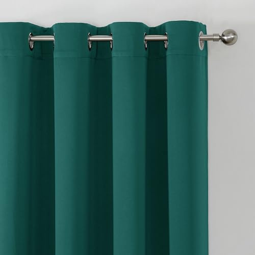 Schwar Textilien ® | Gardine Blickdicht | #9009 | Petrol | 140x245cm