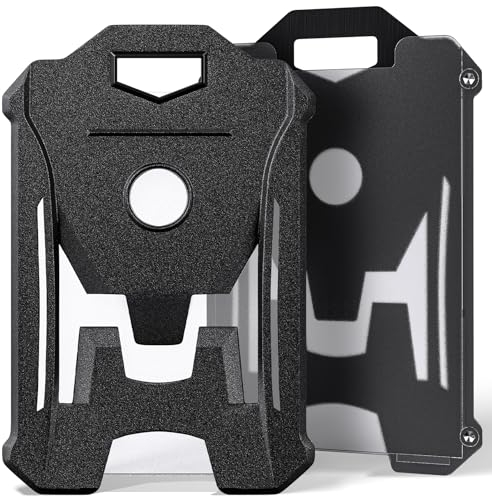 Uniclife Lot de 2 Porte Badges Robuste Étui Vertical en Plastique dur avec Fenêtre Transparente et Clip Serré Porte Carte Navigo Stable pour Bureau École Cartes d'Identité Cartes de Crédit