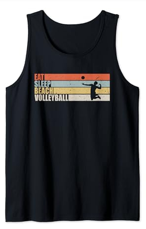 Volleyball Kleidung Herren Mann Beachvolleyballer T-Shirt Tank Top