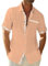 Chemise en Lin Homme Chemisette Homme Grande Taille Chemisette Homme Manche Courte T-Shirts À Manches Courtes Homme Chemise Noir Chemisette Homme Manche Courte Été Chemise Beige L