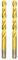 Hilpaty HSS-TiN Drill Bit 9.5mm x 125mm x 2pcs Titanium Coated Twist Drill Bits for Metal, Stainless Steel, Non Ferrous, Cast Iron, Wood