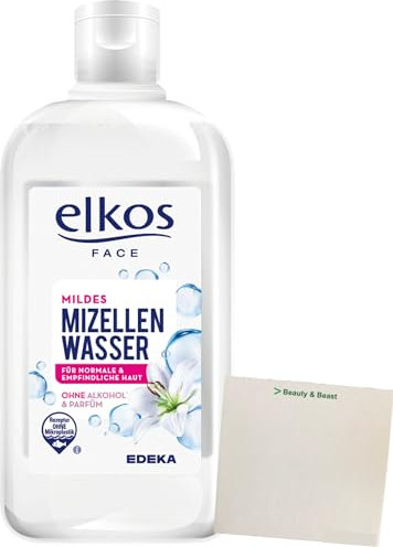 Elkos mildes Mizellen Wasser ohne Alkohol & Parfum (400ml) + usy Block
