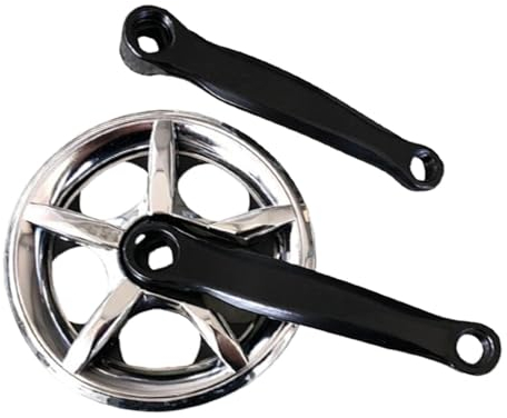 Harilla Kurbelgarnitur für Mountainbikes, 36 Zähne, Kettenblattteil, 152 mm Kurbelgarnitur aus Eisen, Vierkantkegel für die Reparatur
